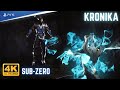 Mortal Kombat 11 Sub Zero Vs Kronika 4K 60FPS HDR Gameplay
