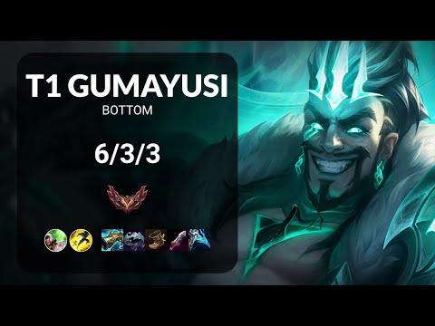 T1 Gumayusi Draven vs Kalista BOTTOM - KR GRANDMASTER Patch 14.2