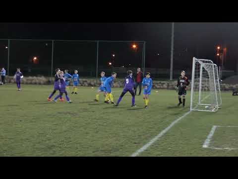 8-03-2019 Munsterbilzen vs Termien U12(Sacha Zhukov 9jaar speelt voor u12)