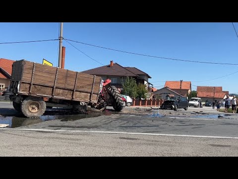 Nezgoda u mestu Šopić na Ibarskoj magistrali kod Lazarevca
