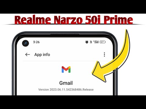 Gmail App Not Working & Opening Crashing on Realme Narzo 50i Prime Problem Solved