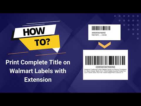Print Complete Title on Walmart WFS Labels with Label Resizer Extension