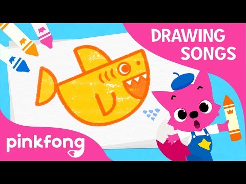 How to draw a Baby Shark | Draw Baby Shark Ollie | Drawing Songs
