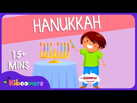 15 Mins Hanukkah Songs for Children | Chanukah | The Kiboomers