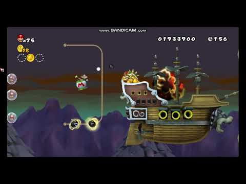 Newer Super Mario Bros Wii Low% Run - 8-:bowsercastle: Bowser's Keep 2