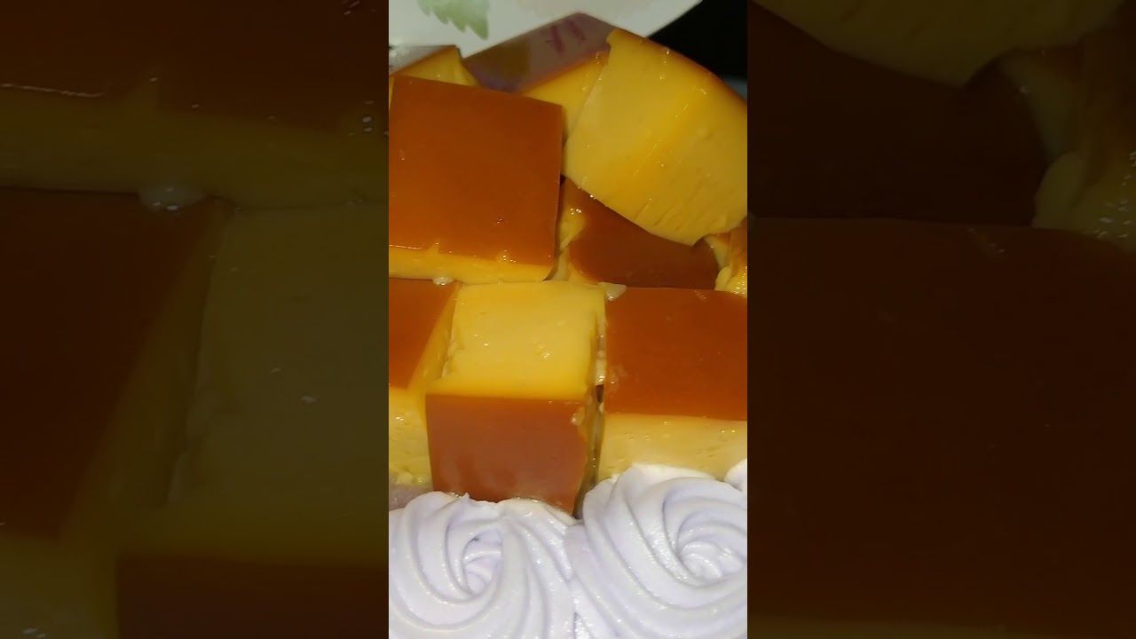 Ube de leche with creamy and soft lecheflan on top!!!