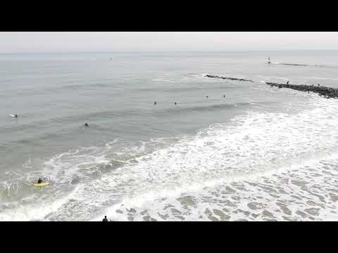 Drone footage ng mga surfers sa Indian River