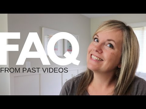 FAQ from Previous Videos (Minimalist Family Life) Video