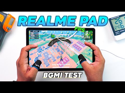 Realme Pad PUBG Test with FPS Meter 🔥 Heating, Gyro & Gameplay 🔥
