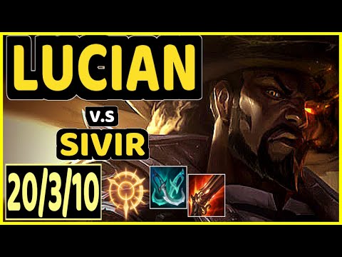SHRIMP (LUCIAN) vs SIVIR - 20/3/10 KDA BOTTOM ADC CHALLENGER GAMEPLAY - BR