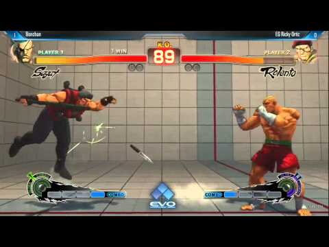 Bonchan (Sagat) vs Ricky Ortiz (Rolento) - Evo 2014 USF4