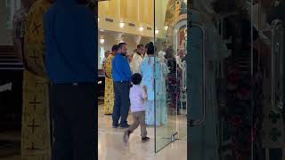 A Chrismation, at Annunciation Byzantine Catholic Church, Sunday, July 20, 2025.