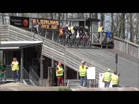 Swecup 1 2018 fjärde heat män elit Lerum BMX