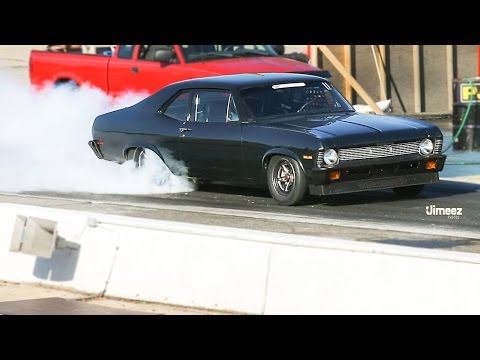 8 SEC STREET SLEEPER! TWIN TURBO NOVA! ONE GUY'S GARAGE DRAG WEEKEND! BYRON DRAGWAY!