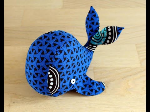 DIY tutorial stuffed whale/ Nähanleitung Walfisch