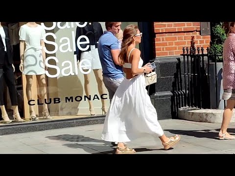 UK heatwave 2022. What are people wearing in London? Summer trends.