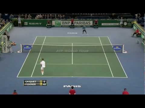 Parijs 2011 3e Ronde - Roger Federer vs Richard Gasquet