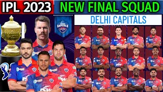 IPL 2023 | Delhi Capitals Full & Final Squad | DC Team Squad 2023 | DC Squad 2023