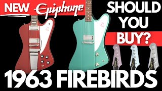 Video thumbnail for NEW Epiphone 1963 FIREBIRD V and I (BUY THESE?) by Play and Trade Guitars