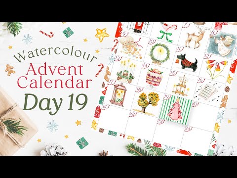 Cosy Watercolour Painting | Advent Calendar Day 19