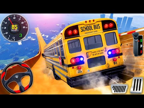 Impossible Bus Stunt Racing 2024 - Mega Ramp Driving Simulator 3D - Android GamePlay #2