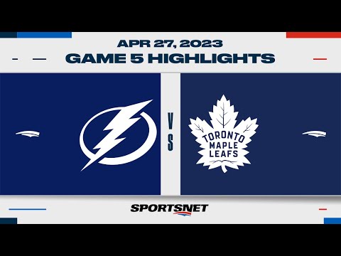 NHL Game 5 Highlights | Lightning vs. Maple Leafs - April 27, 2023