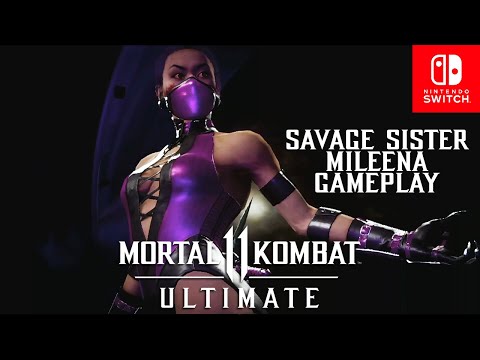 Mortal Kombat 11 Ultimate Savage Sister Mileena Skin (MK3 klassic) Gameplay | Nintendo Switch