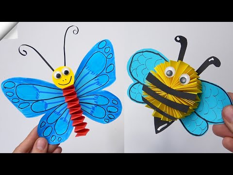 6 DIY paper crafts Moving paper TOYS Easy paper crafts