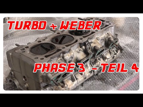 Vergaser + Turbolader Phase 3 / Teil 4 - C20LET Kopf zerlegen und Öl/Wasser Reparatur