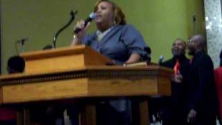 Pastor Rudolph Stanfield and Lisa Carter ( No Grater love) with Ramon Perry and Praise Chorale