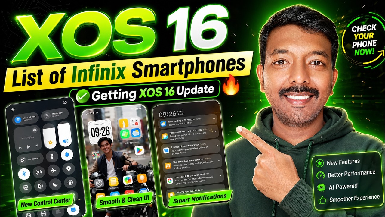 உங்கள் Infinix போனுக்கு XOS 16 Update கிடைக்குமா? 😍 Eligible Devices List இதோ!