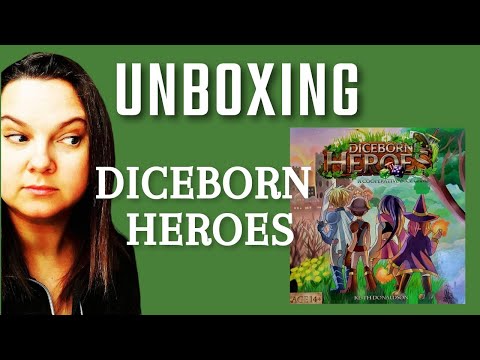Unboxing Diceborn Heroes 