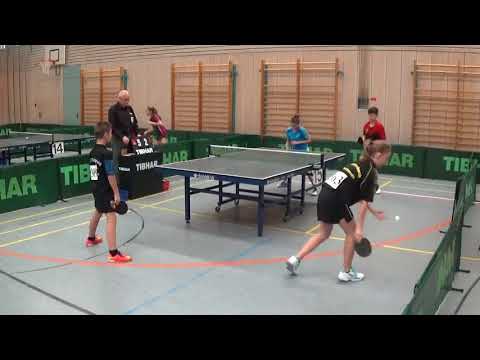 Zahradnik Bort vs Brummer Thiebau Mixed Erdweg Bayerische Jugendm  20171209 Tischtennis   Stativ