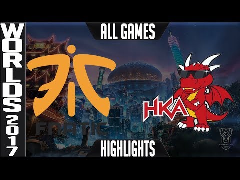 Fnatic vs Hong Kong Attitude Highlights ALL GAMES S7 Worlds 2017 Play in Grand Final FNC vs HKA
