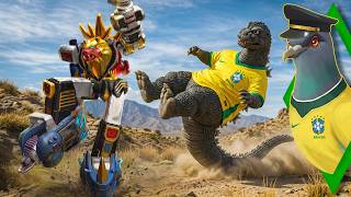 As jogadas de futebol mais absurdas dos MONSTROS GIGANTES!