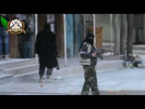 ضرب حاجز شعبة التجنيد التابع لقوات النظام في مدينة أريحا من قبل كتيبة أحرار أريحا التابع للواء أحرار الثورة