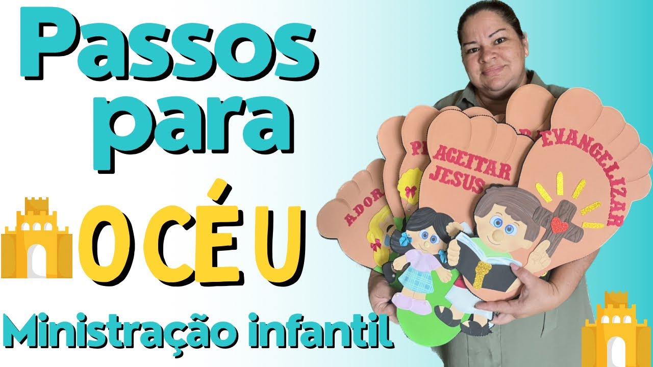 Ministração infantil passos para  o céu