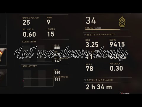 COD WW2 Montage - Let me down slowly