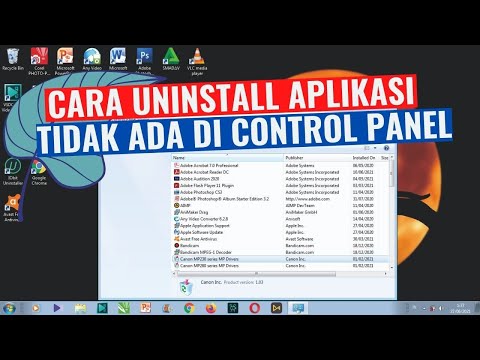 Cara Uninstall Aplikasi Yang Tidak Ada di Control Panel || Windows 7/8/10 ||