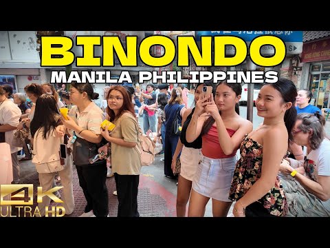BINONDO, MANILA 🇵🇭 | Life Inside the Oldest Chinatown Walking Tour [4K]