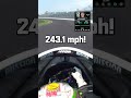 243 MPH?! 😱 Here's what it looks like from the cockpit 🏎️