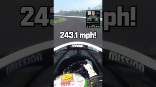 243 MPH?! 😱 Here&#39;s what it looks like from the cockpit 🏎️