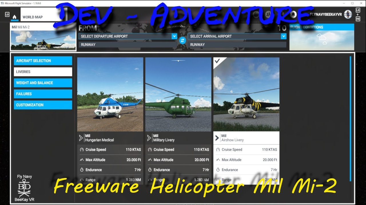 New! Two Freeware Helicopters for Microsoft Flight Simulator