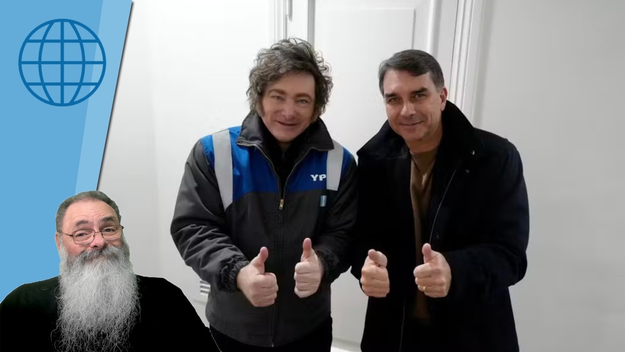 MILEI vem ao BRASIL se ENCONTRAR com FLÁVIO e JAIR BOLSONARO, LULA que se F*DA