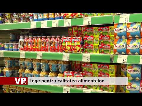 Lege pentru calitatea alimentelor