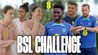 England Players Take On The EE British Sign Language Challenge