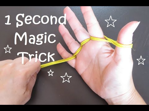 ((Easy)) 1 Second Magic Trick *Cat's Cradle & Ayatori*