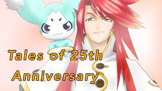 テイルズ25周年、アビス15周年おめでとうございます！推しキャラルーク、ミュウを描いてみた。