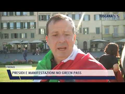 2021-10-15 FIRENZE - PRESIDI E MANIFESTAZIONI NO GREEN PASS