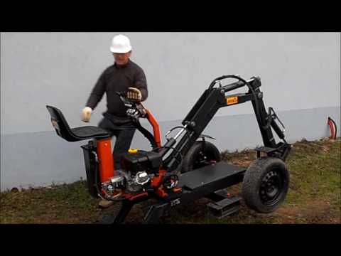 Minikotró JMEKA SPIDER 7 HP benzin